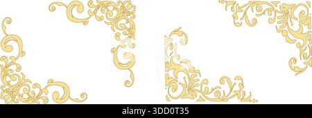 Gothic frame. Hand drawn decorative frame. Stock Vector