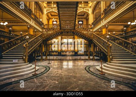 Postal Palace of Mexico City, Main Post Office, in CDMX, Mexico Stock Photo