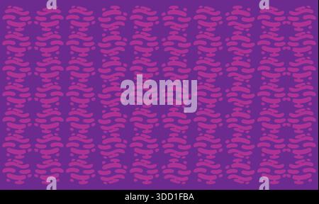 Design of Pink Artwork on abstract purple background Stock Vector