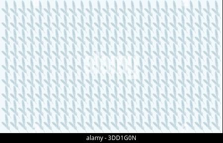 various flower leaf on light blue background Stock Vector