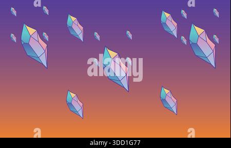 small and big stones on abstract background Stock Vector