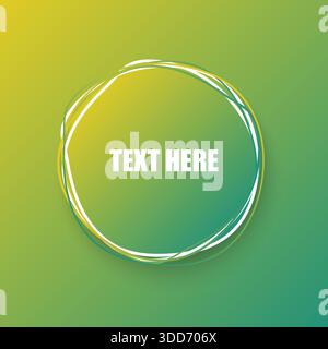 Abstract background with yellow and green gradient, stock vector Stock Vector