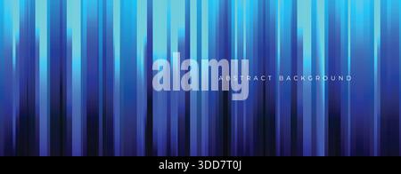 Abstract futuristic background with blue glowing light effect. Vector illustration Stock Vector