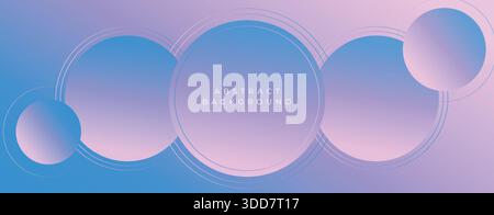 Abstract blue color background. Dynamic shapes composition. Vector illustration Stock Vector