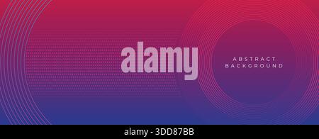 Abstract futuristic pink to blue gradient background with geometrical shapes stock illustration background texture minimalism background Stock Vector