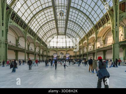 Paris, France - 12 27 2025: Le Grand Palais des Glaces: Panoramic