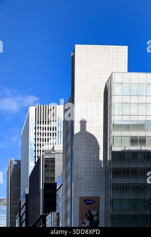 Ginza area Tokyo Japan Stock Photo