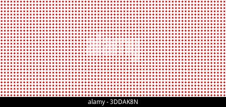 Abstract Red Cross Texture Stars Pattern Background, Geometric Shapes Modern Repeating Background For Textile, Web, Branding in Tech, Cyber Security Stock Vector