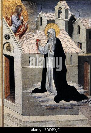 Saint Catherine of Siena Exchanging Her Heart with Christ Giovanni di ...
