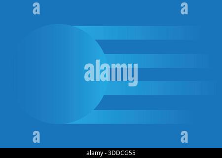 sphere and stripes blue gradient logo; modern logo for speed and rolling Stock Vector