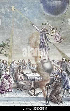 Animal Magnetism, 1784 Stock Photo