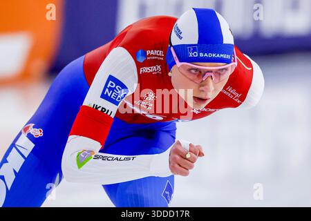 Joy Beune of Team IKO X2O looks on before competing on the Women's ...