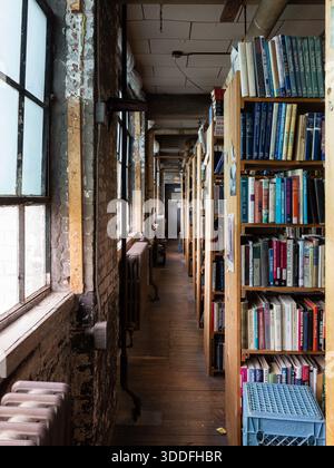 Interior of John King books in Detroit Stock Photo
