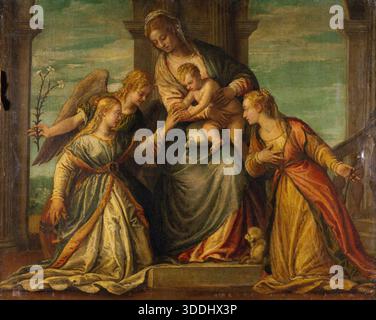 The Mystic Marriage of St Catherine of Alexandria between 1614 and 1641 ...