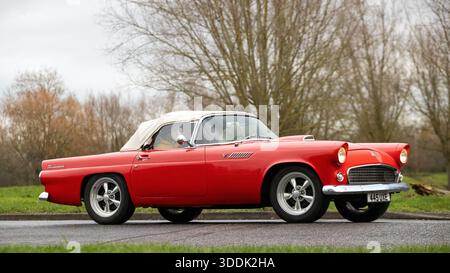 Red 1955 ford thunderbird hi-res stock photography and images - Alamy
