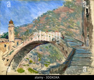 他の方発送×Claude Monet 【arched bridge】 bridge-at-dolceacqua-claude-