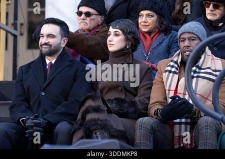 Rama Duwaji, Zohran Mamdani at a public appearance for Knicks NBA ...