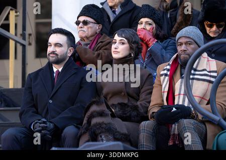 Rama Duwaji, Zohran Mamdani at a public appearance for Knicks NBA ...