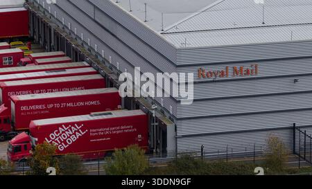 Bristol, unitary authority, England, October 30, 2025: Royal Mail Distribution Centre and Postal Services, England Stock Photo