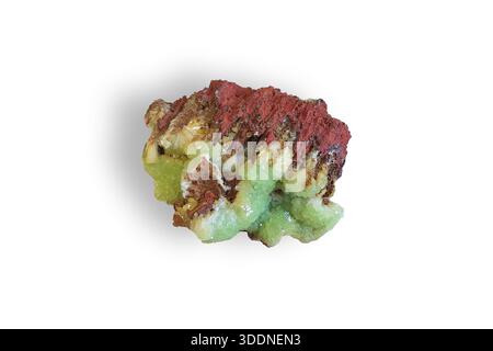 Adamite mineral in the Natural History Museum, London, UK. Stock Photo