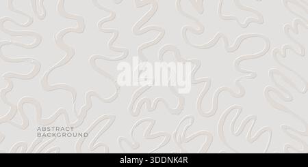 Abstract White Textured Background design. Abstract white background. Minimal geometric white light background abstract design. Abstract white backgro Stock Vector