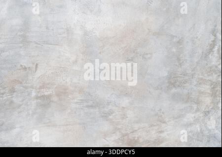 Grey polished concrete wall texture with industrial loft style Stock Photo