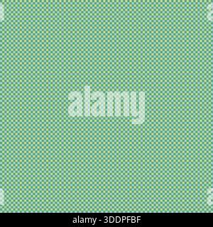 Geometric seamless checkerboard vector background pattern, green and yellow cell design. Stock Vector