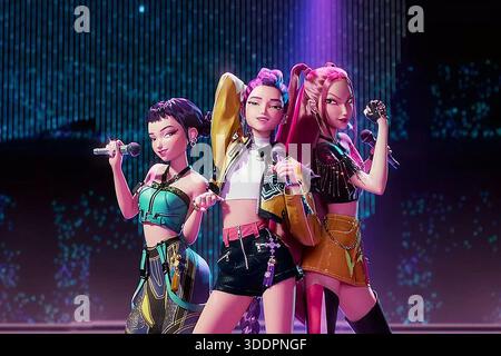 Calendrier De L'Avent KPop – Demon Hunters : Rumi, Mira, Zoey, Version Rose