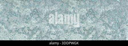 Oxidized metal surface showing rough blue and gray texture with natural patina Stock Photo