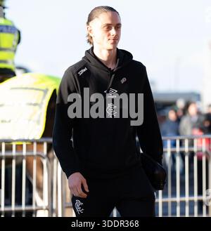 Rangers' Thelo Aasgaard before the William Hill Premiership match at ...