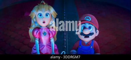 The Super Mario Galaxy Movie Princess Peach Stock Photo - Alamy