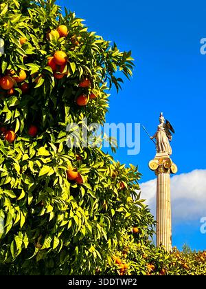 The Academy of Athens, Athens, Greece. Stock Photo