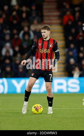 Bournemouth, Dorset, UK. 3rd Jan, 2026. Premier League Football, AFC