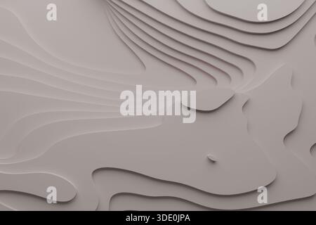 Ethereal abstract design with soothing blue and white waves Stock Photo