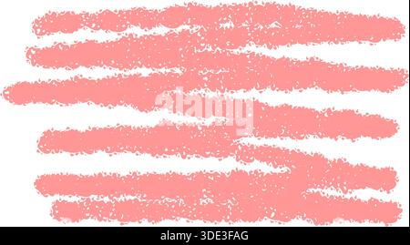 Pink Chalk Handdrawn Rectangle Box Banner Stock Vector