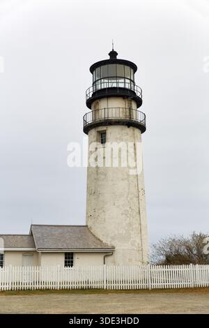 Highland lighthouse, Cape Cod Light, Lighthouse, North Truro, Cape Cod, Massachusetts, New England, USA Stock Photo