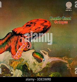 Gentle Giant - Octopus - vinyl album cover - 1972 Stock Photo