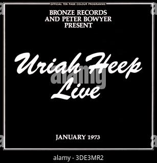 Uriah Heep - Uriah Heep Live - 1973 Stock Photo