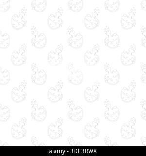 Lab Flask Pattern Science Chemistry Stock Vector