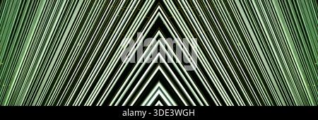 abstract straight neon lights on dark background Stock Photo
