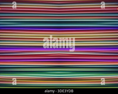 Many different colored plastic drinking straws Stock Photo