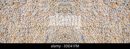 Texture with small gravel from limestone Stock Photo