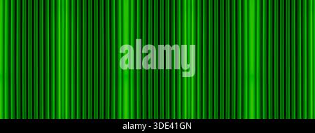 vibrant green velvet curtains with vertical pleats, creating a rich, textured background. The curtains are evenly spaced, with a slight sheen that hig Stock Photo