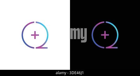 Modern and attractive O2  logo design Stock Vector