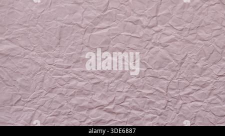 Crumpled Pink Paper Texture Background with Wrinkled Pattern Copy Space Design Template Stock Photo