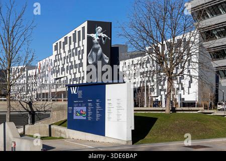 Wirtschaftsuniversität Wien, Österreich // Vienna University of Economics and Business, Austria - 20251229 PD8259 Stock Photo