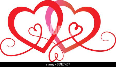 A romantic vector illustration Stock Vector