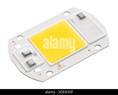 LED close-up, on a white background Stock Photo