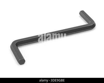 Allen Wrench Offset Hex Key for Fastening and Maintenance Stock Photo