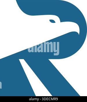Letter R logo design illustration Stock Vector